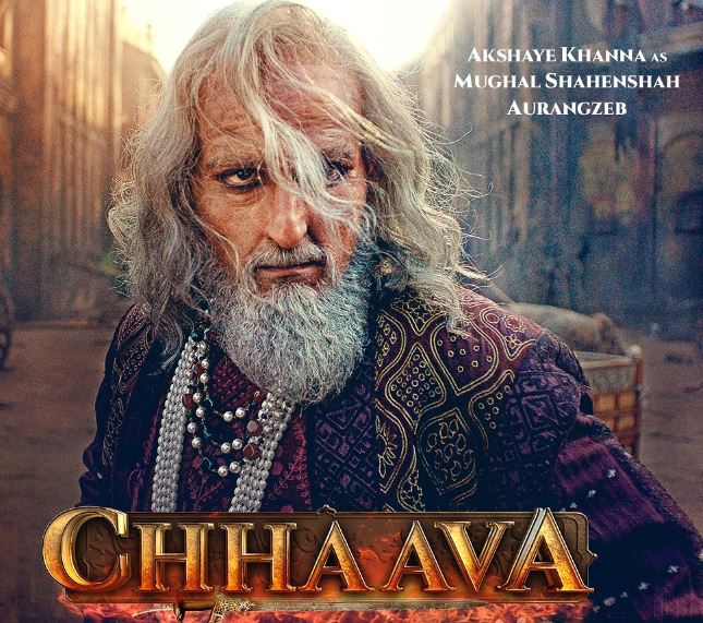 Akshaye Khanna as Aurangjeb in Chhaava